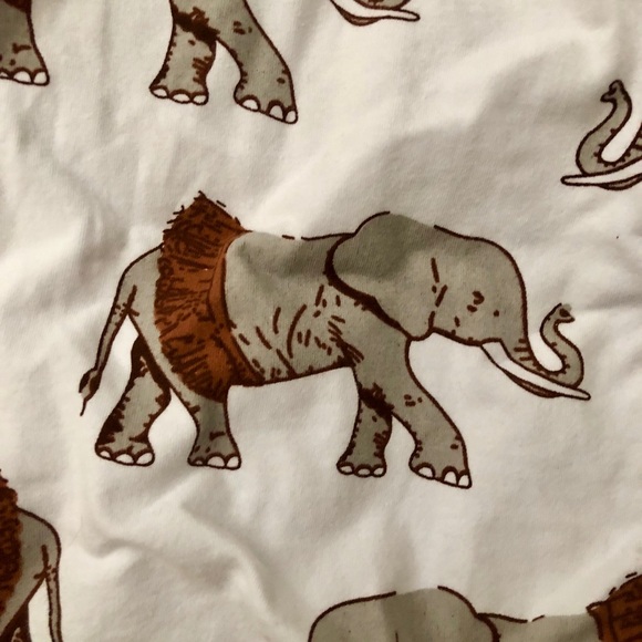 NWOT Elephant Cotton Footed Pajamas - Picture 3 of 4